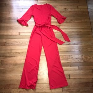 Red Lulu’s jumpsuit ❤️